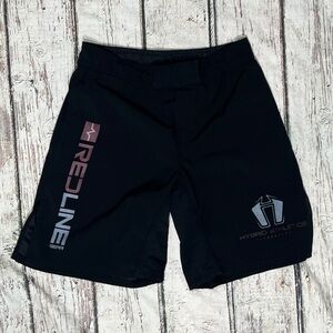 Redline Gear Athletic BLACK Cross Fit Swim Trunks Workout Gym Mens Fitness